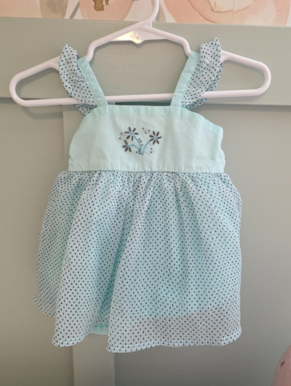 Well Dressed Wolf 9 Months Polka Dot Bubble Romper